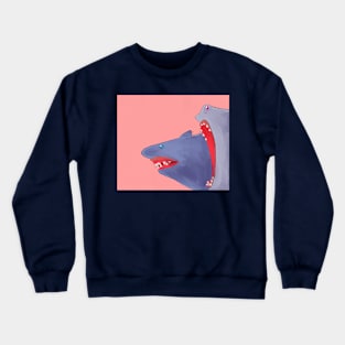 Funny Shark Crewneck Sweatshirt